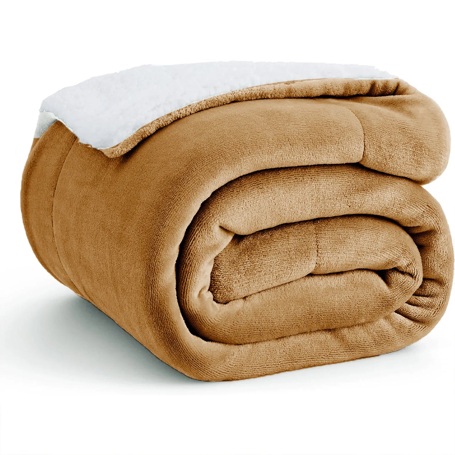 Sherpa Fleece Throw Blanket, Weighted