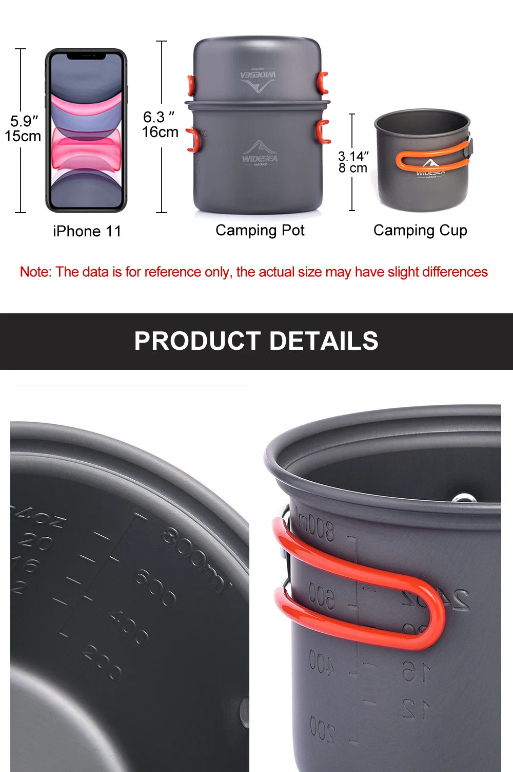 Camping Cookware Set with Burner Stove & Utensils