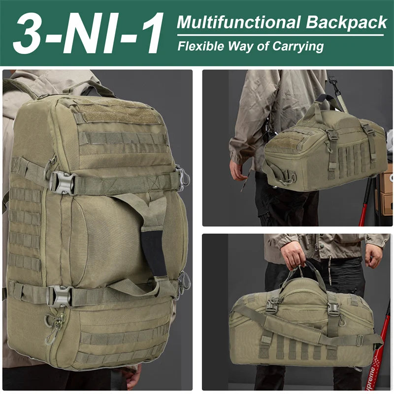 Outdoor Mountaineering Duffel Bag 35L/50L/80L