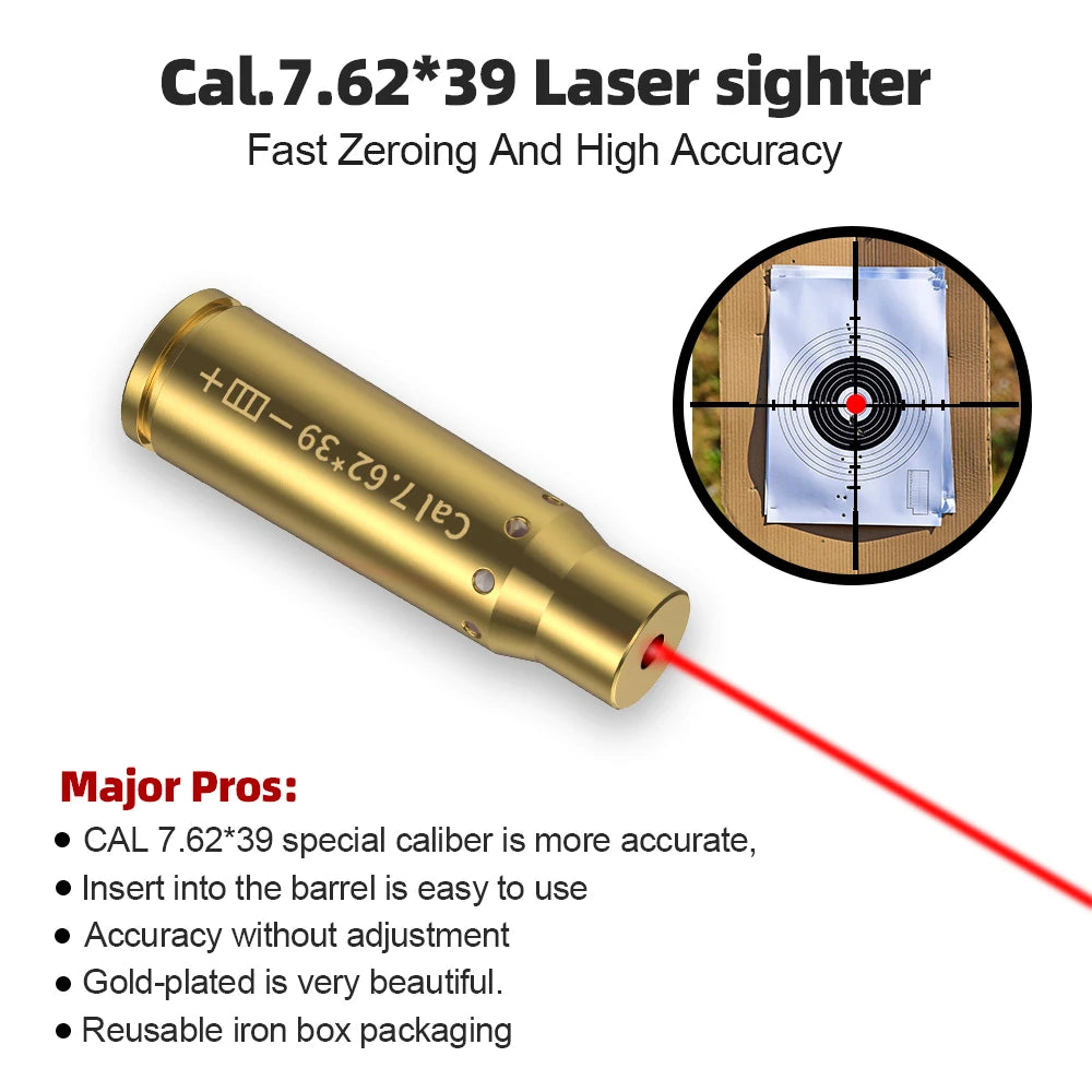 Cal 7.62*39 Red Laser Calibration Tool