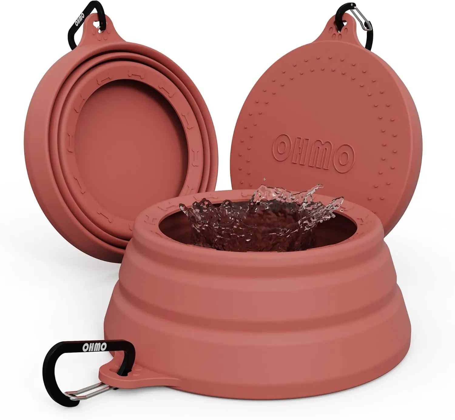 Collapsible Pet Travel Bowl, Spill-Proof Design