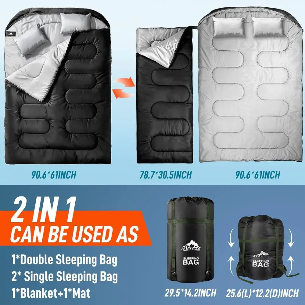 Queen Size Two Person Sleeping Bag