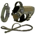 Tactical Harness Collar Leash Set (S/M) - Complete Training System for Small & Medium Dogs
