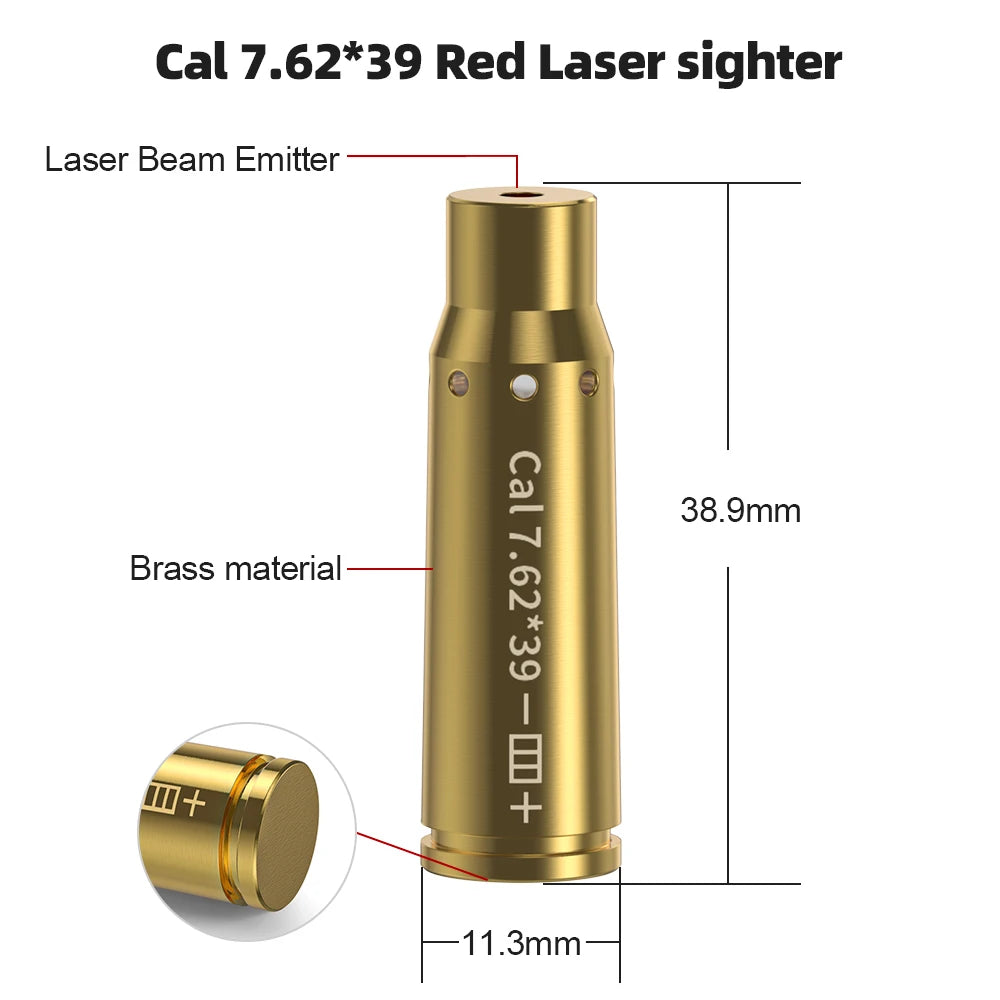 Cal 7.62*39 Red Laser Calibration Tool