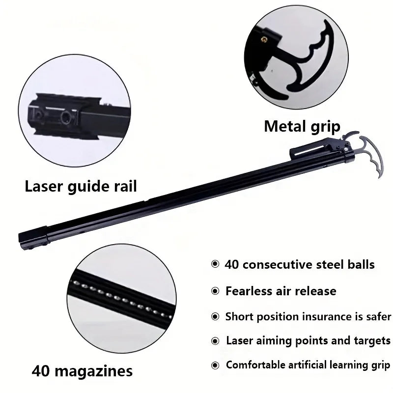 60LBS 40 Series Compound Bow Multi Strand Rubber Band Pulley Bow