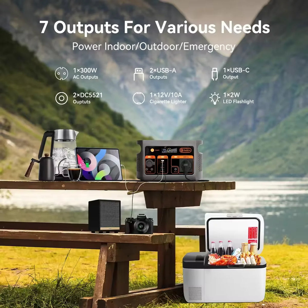 Portable Power Station Solar Generator 179.2Wh Battery