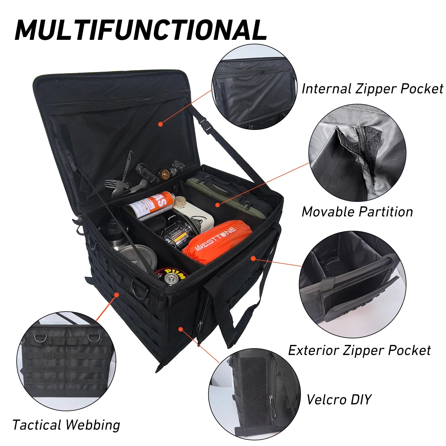 50L Camping Tactical Organizer