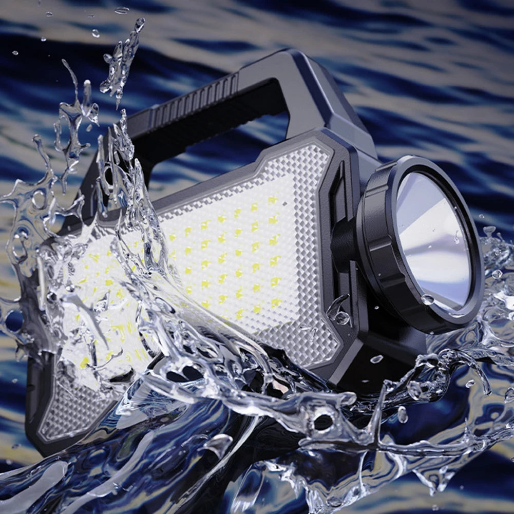 Solar Camping Lantern Long Range Powerful Solar Spotlight