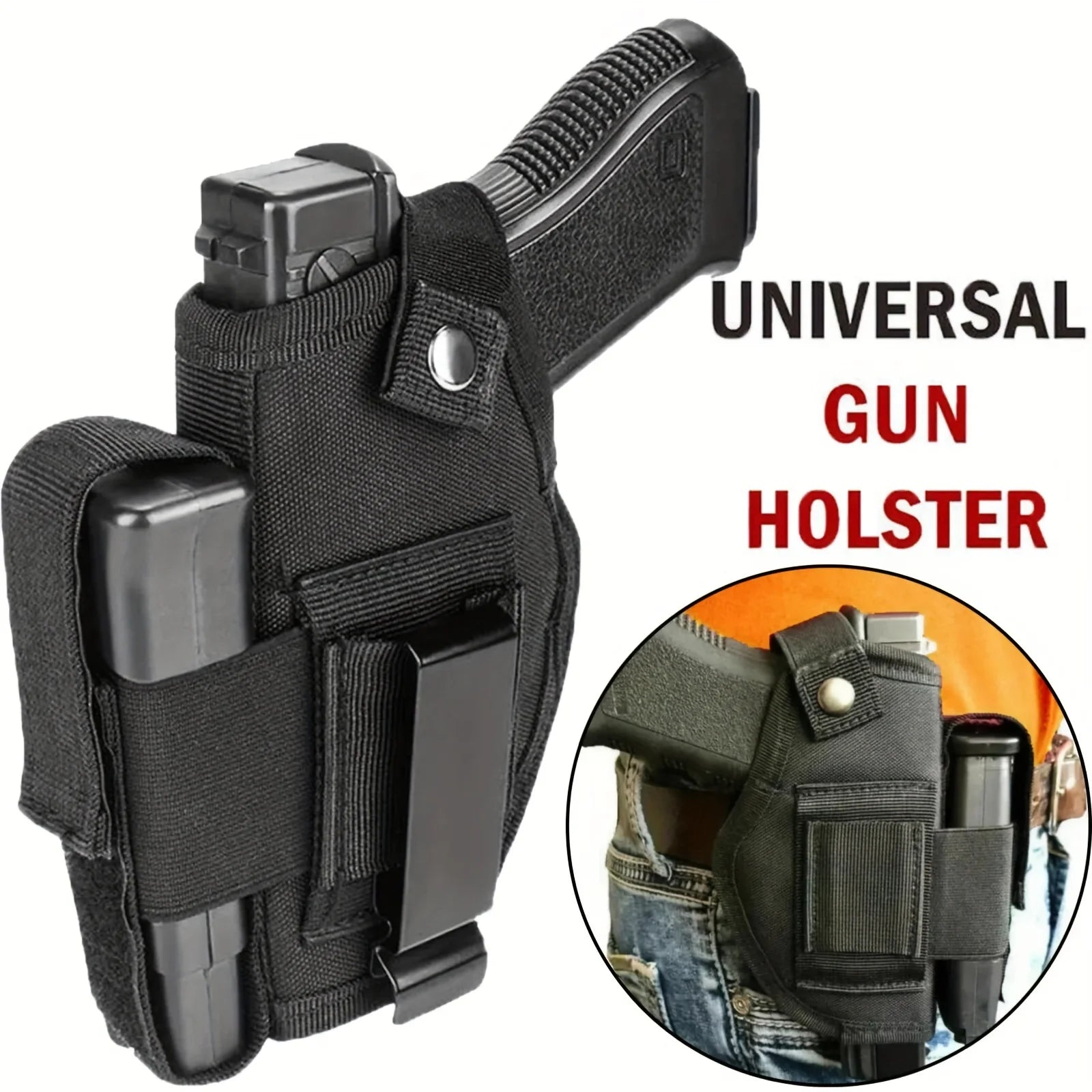 Ambidextrous Nylon Concealed Carry Gun Holster
