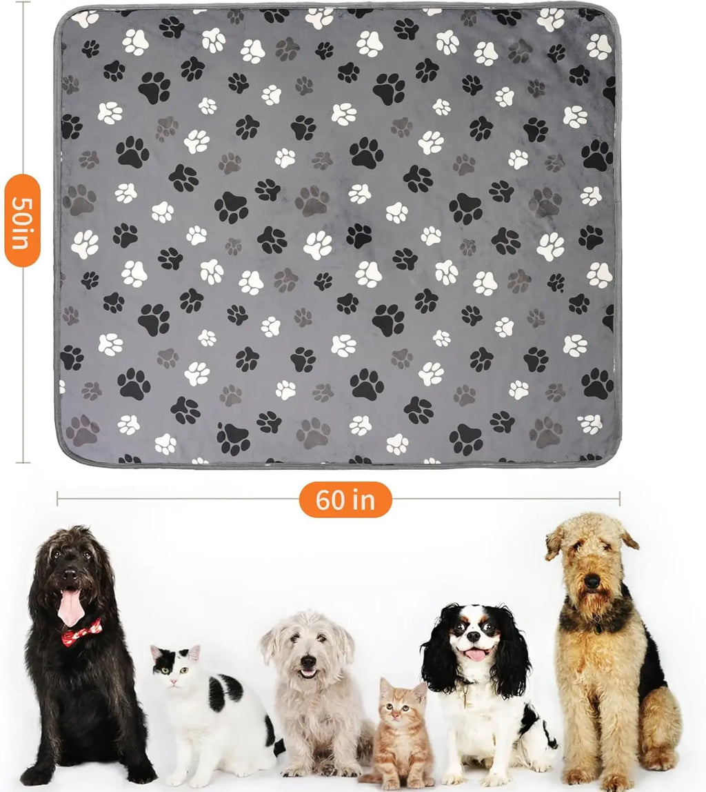 Waterproof Fleece Dog Blanket 50x60 Inches