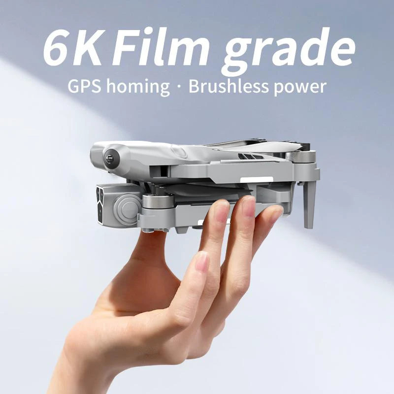 8K Camera Drone with GPS Auto-Return - 2km Range Brushless Motor