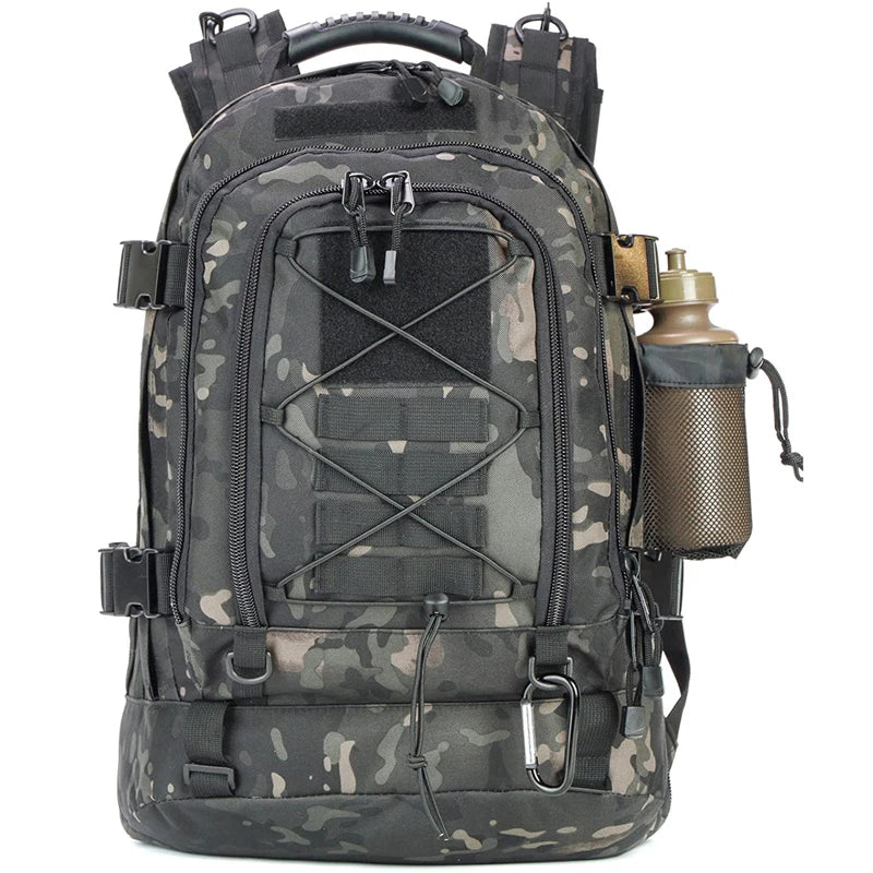 55L Tactical Backpack - Large Capacity Military Pack for Multi-Day Adventures