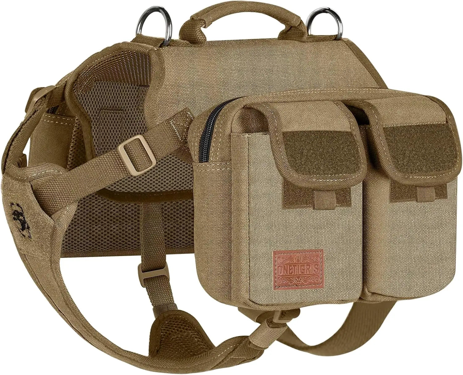 Dog Backpack with Saddlebags