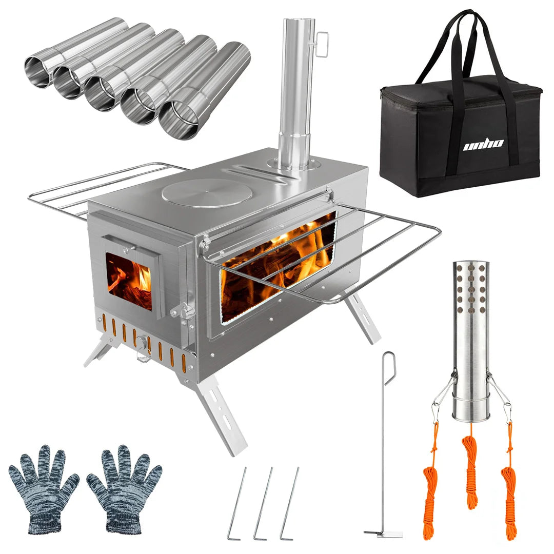 Portable Hot Tent Wood Burning Stove