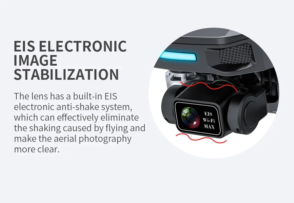 4K GPS Drone with Obstacle Avoidance & 3-Axis Gimbal - 5km Range