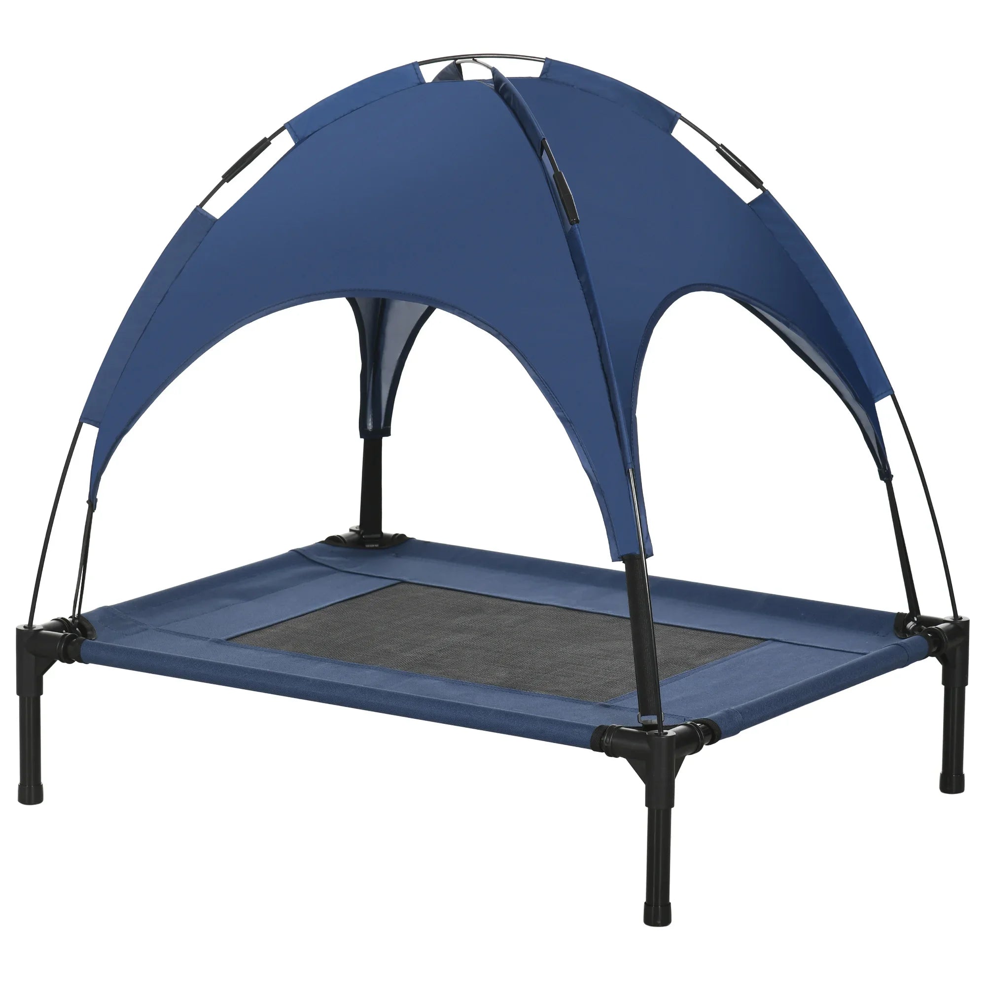 Outdoor Raised Cooling Bed with Canopy