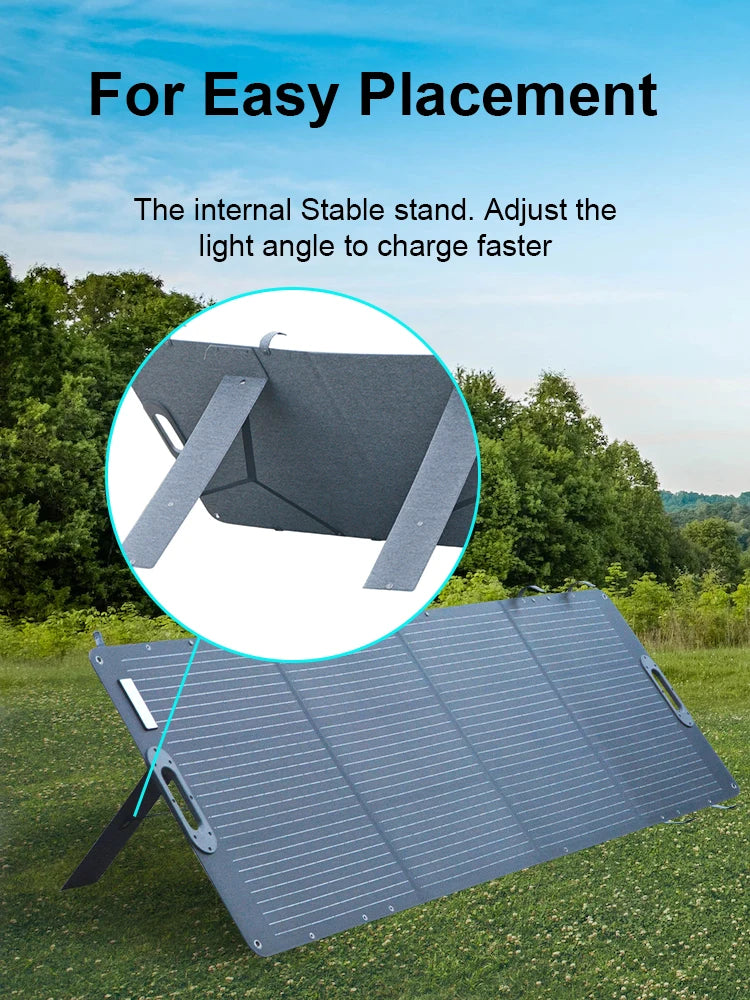 Portable Foldable Solar Panel - Compact Solar Charger for Camping & Off-Grid Power