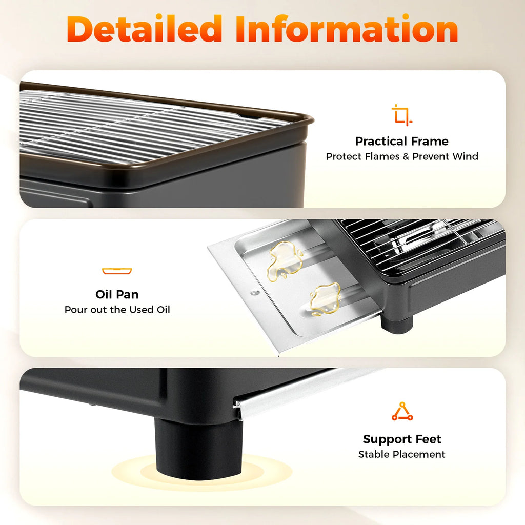 1-Burner Butane Grill Stove