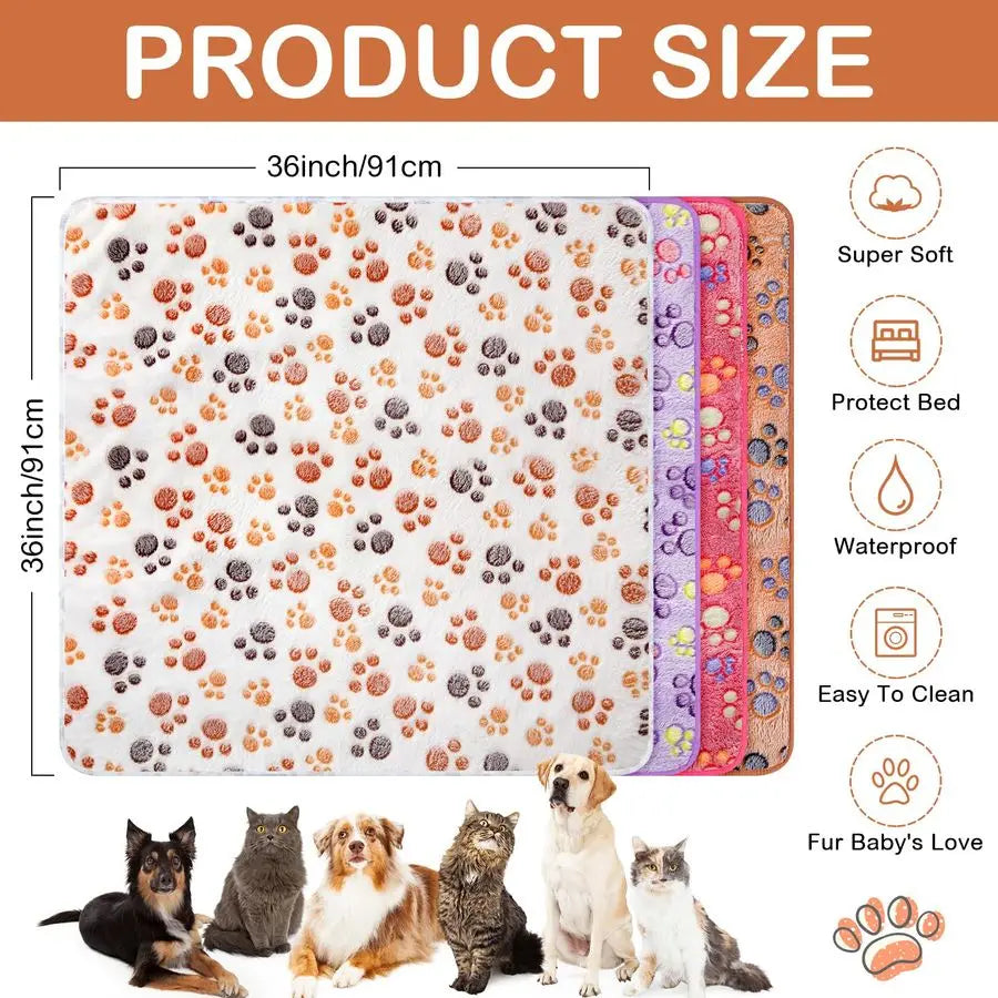 4pcs Waterproof Dog Sleeping Mat
