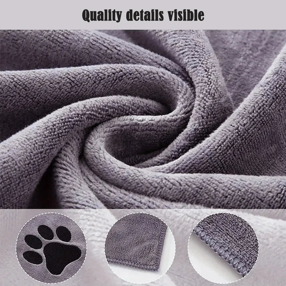 Pet Towel Soft, Thickened and Quick-drying