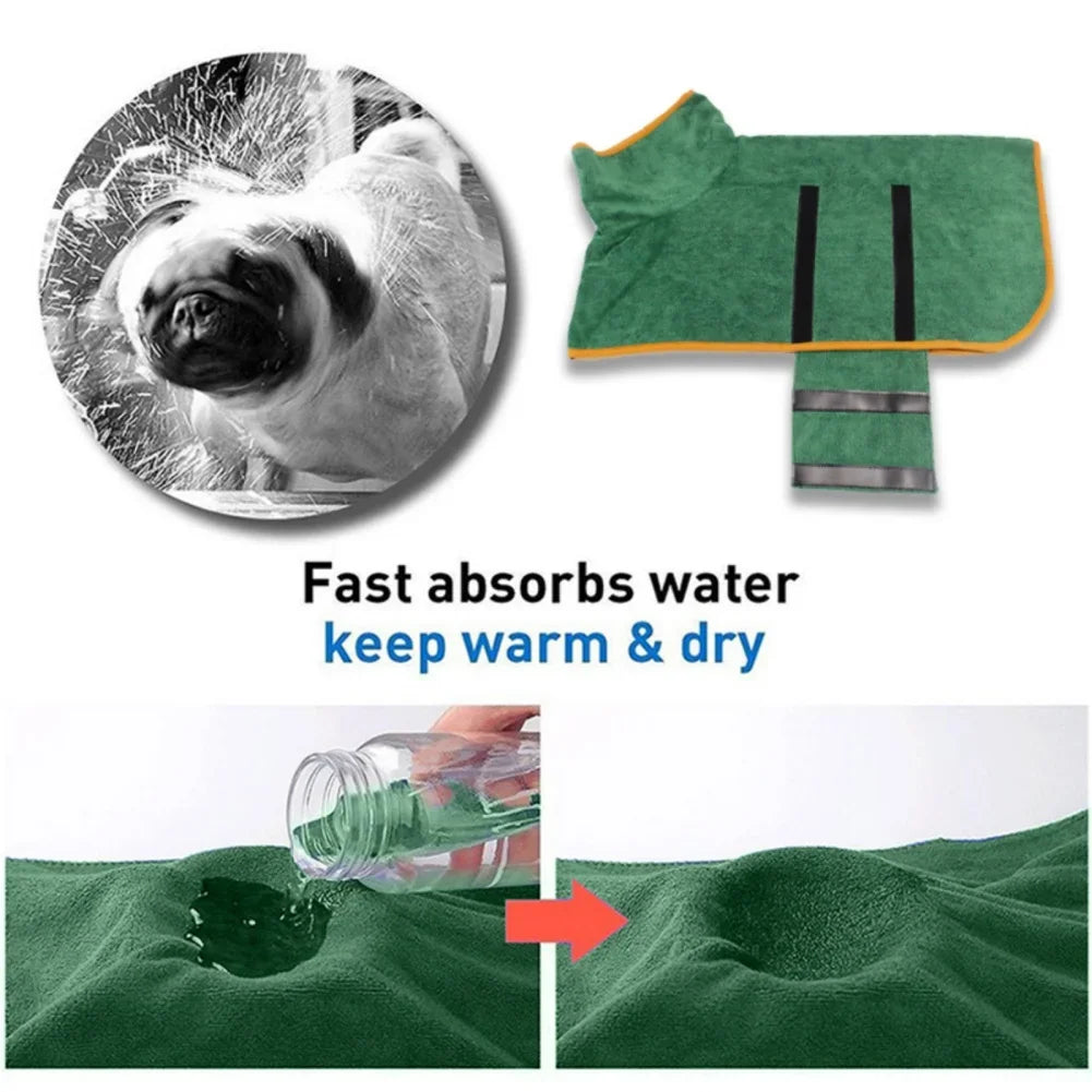 Dog Bathrobe / Bath Towel