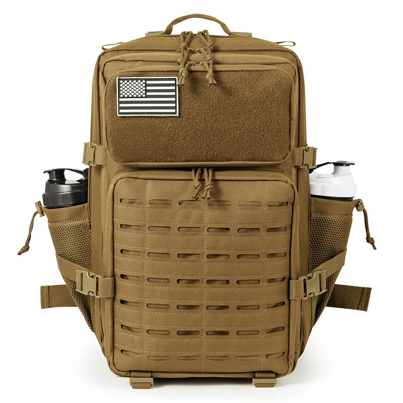 45L Tactical Backpack with Cup Holders