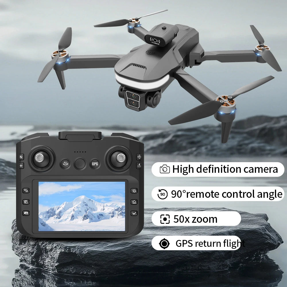 8K Drone with Dual Camera and Obstacle Avoidance