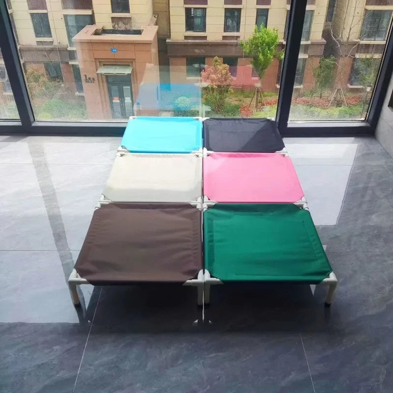 Portable Pet Camping Bed, Elevated and Washable