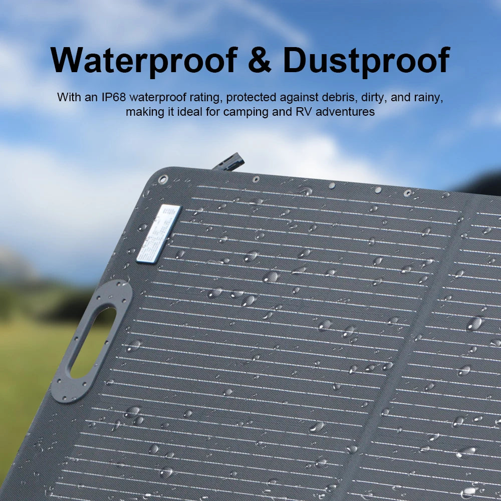 Portable Foldable Solar Panel - Compact Solar Charger for Camping & Off-Grid Power