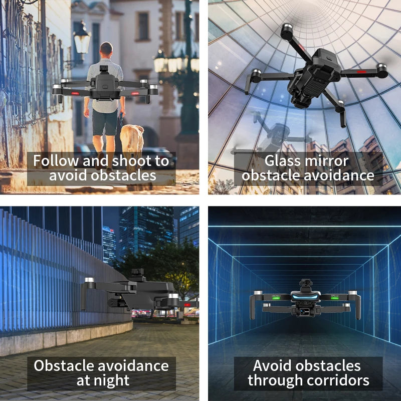 Professional Drone with 4K HD Camera & GPS Return-Home - Aerial Photography Quadcopter