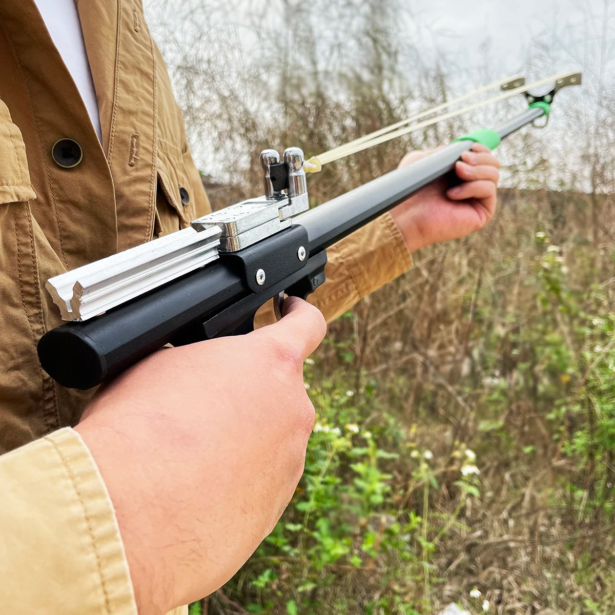 Powerful Metal Slingshot - Professional Outdoor Hunting Catapult