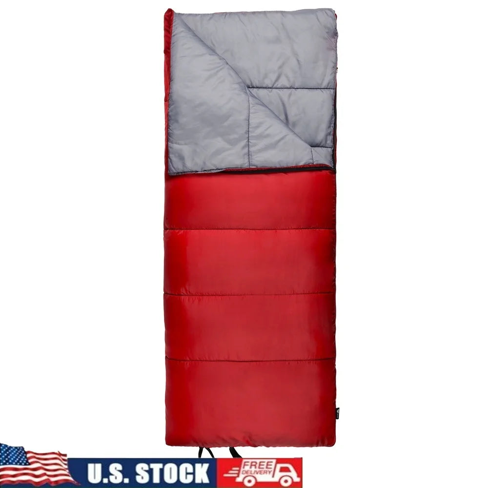 50F Warm Weather Sleeping Bag, Compact Lightweight