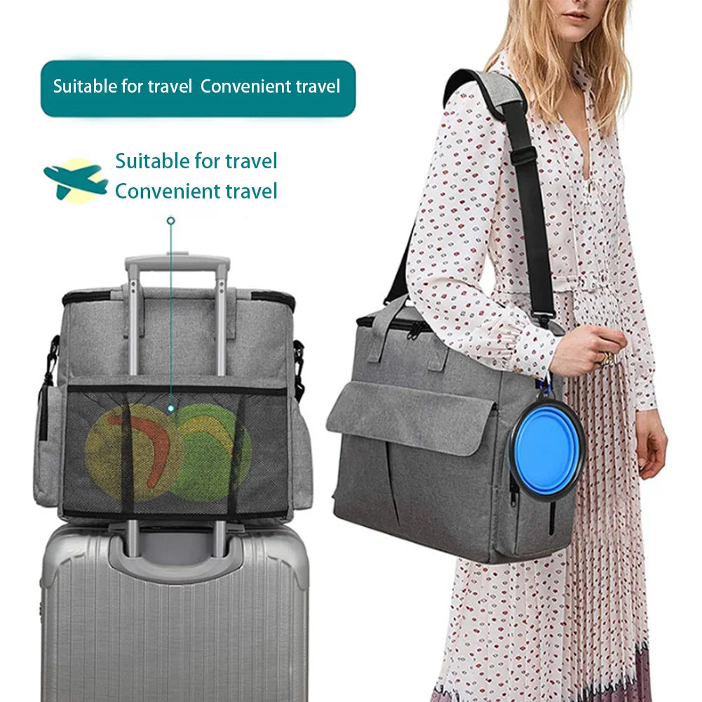Dog Travel Bag Organizer - Universal Pet Carrier & Storage for All Breeds