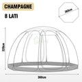 4-8 Person Transparent Dome Tent Ideal for Stargazing