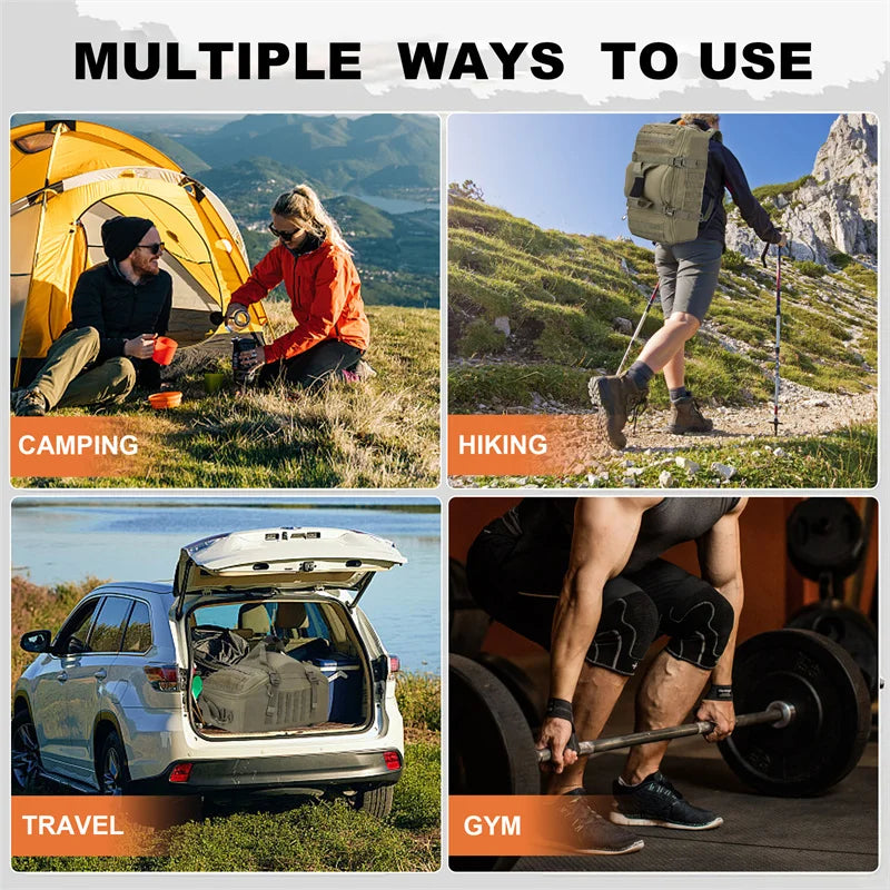 Outdoor Mountaineering Duffel Bag 35L/50L/80L