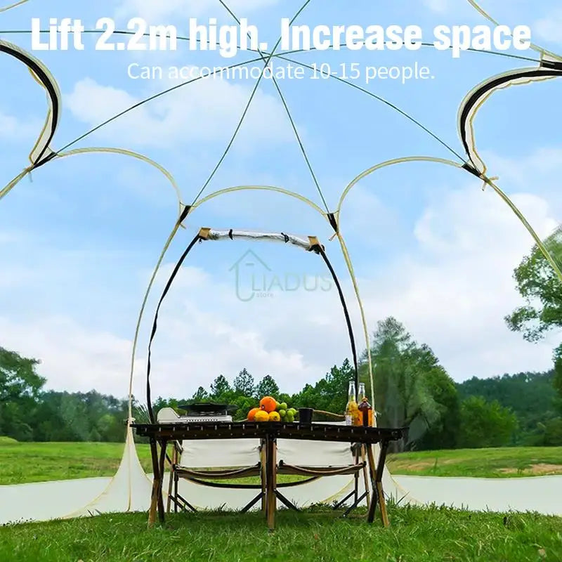 4-8 Person Transparent Dome Tent Ideal for Stargazing