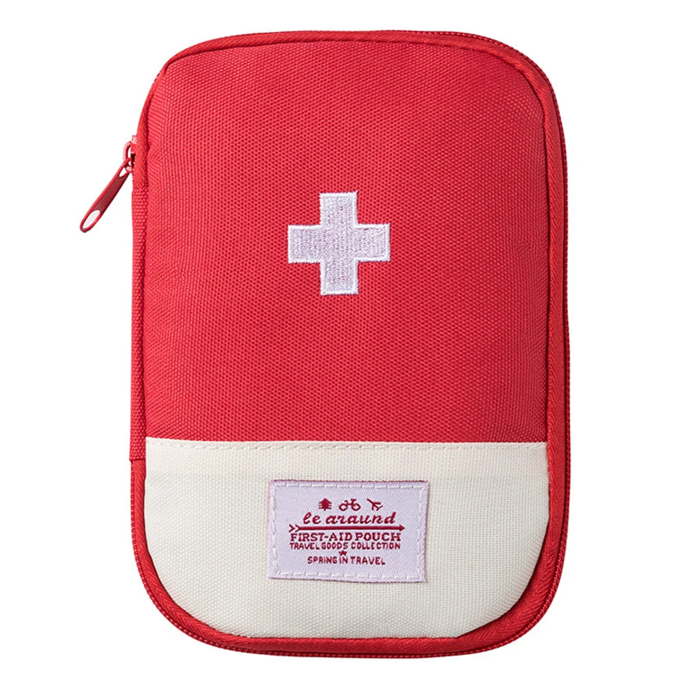 Portable First-Aid Pouch - Compact Emergency Medical Kit for Outdoor Adventures