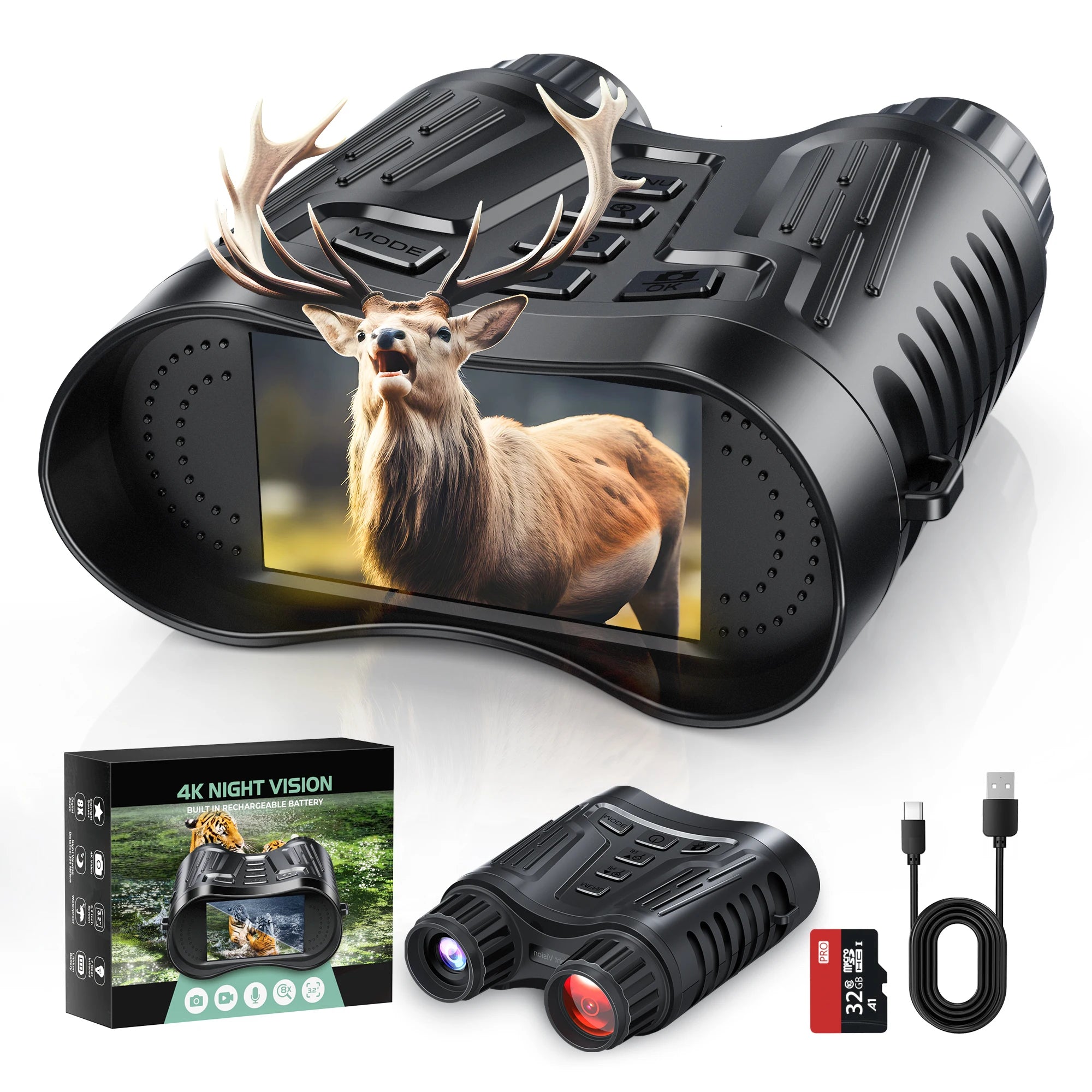 Night Vision Goggles Digital Zoom 1000ft HD 1080P