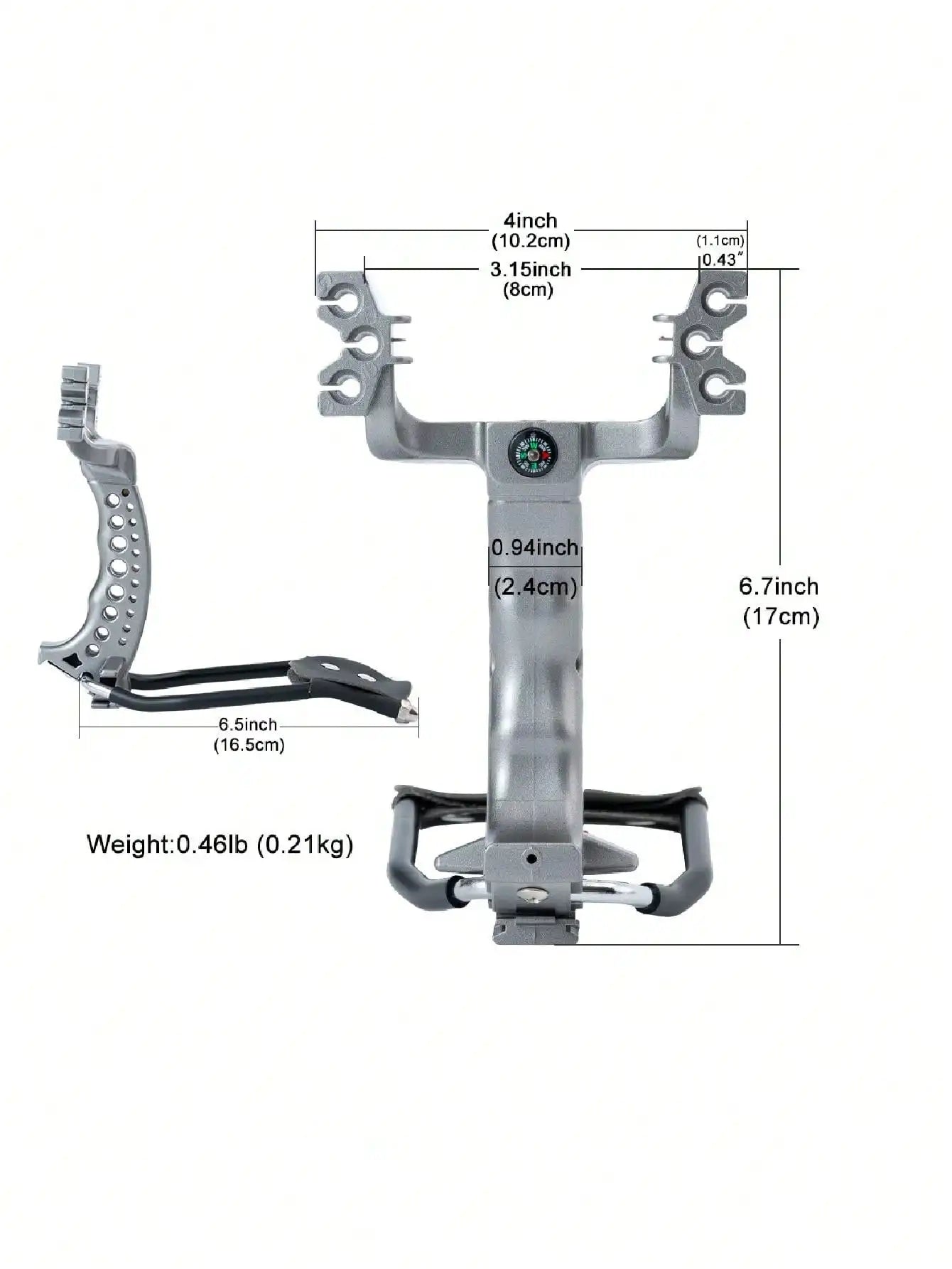 High-Power Slingshot With Wrist Guard