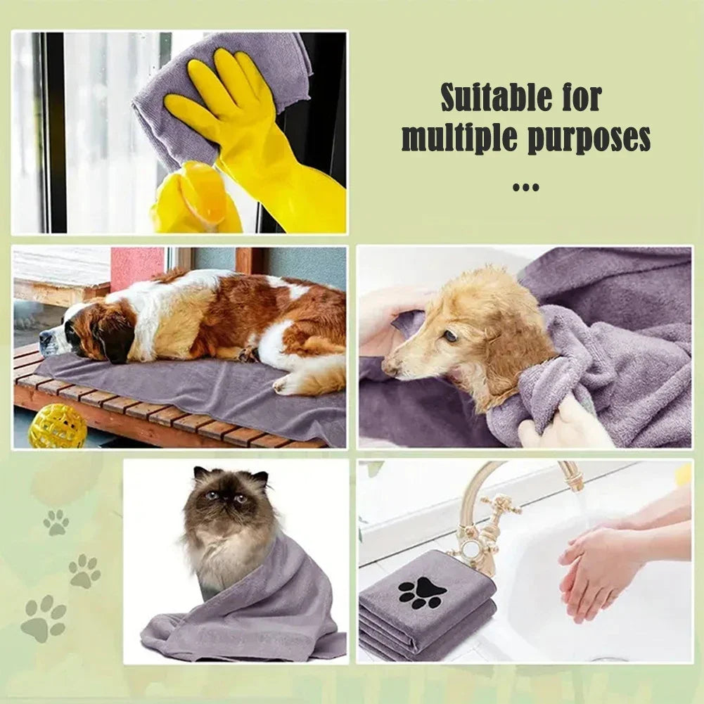 Pet Towel Soft, Thickened and Quick-drying