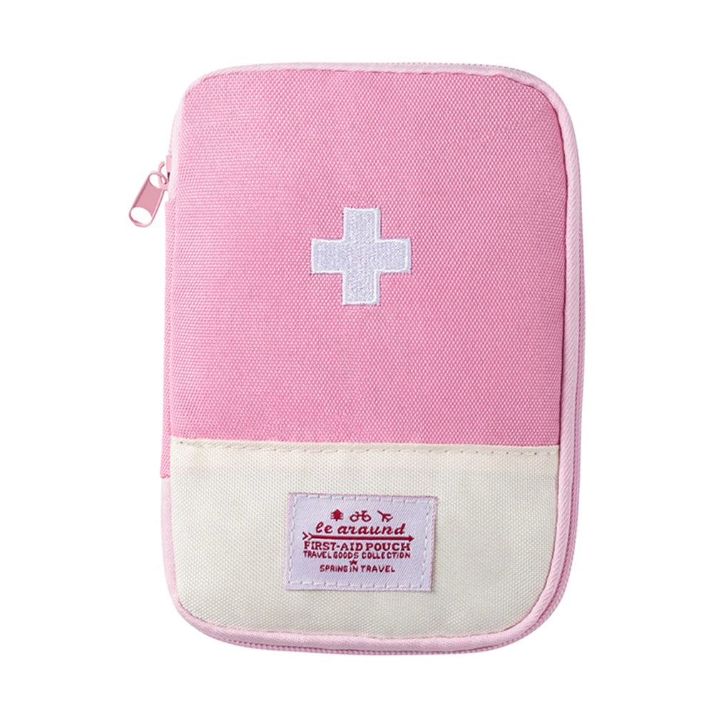 Portable First-Aid Pouch - Compact Emergency Medical Kit for Outdoor Adventures