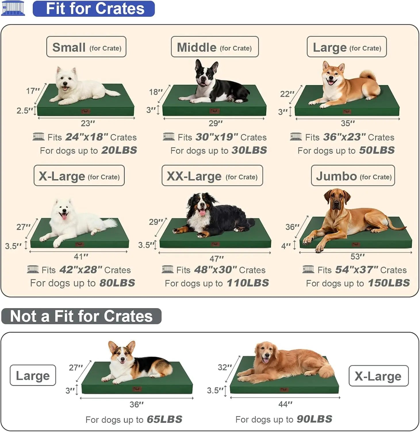Outdoor All Weather Dog Bed