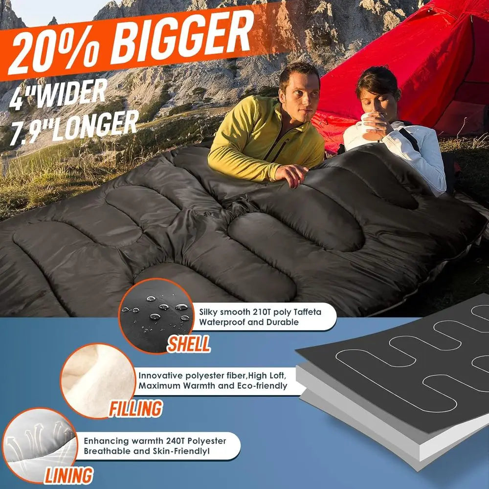 Queen Size Two Person Sleeping Bag