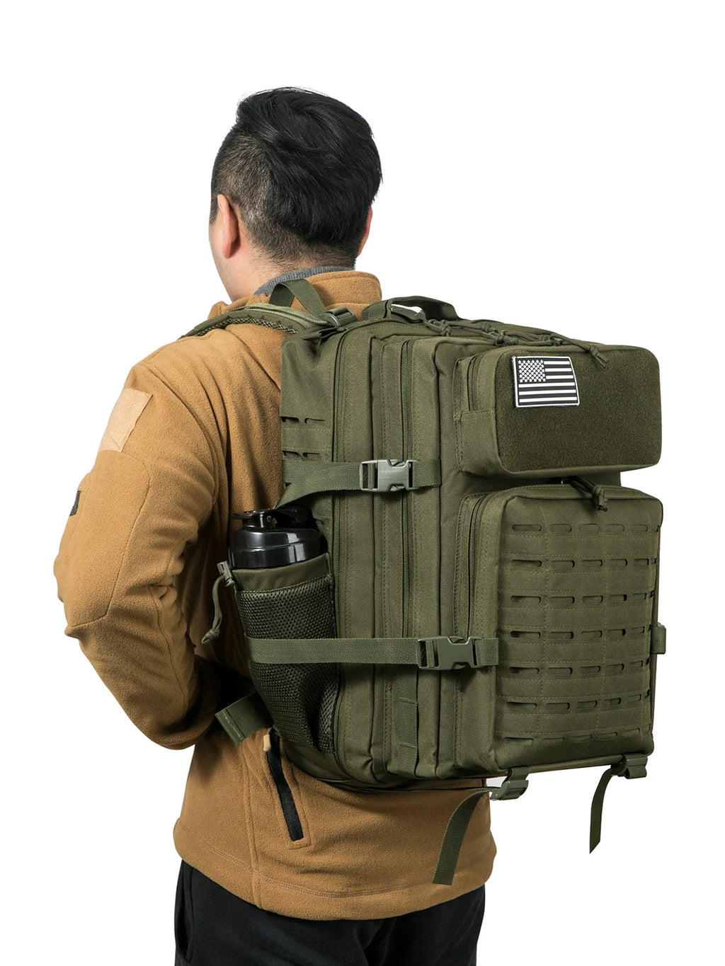 45L Tactical Backpack with Cup Holders