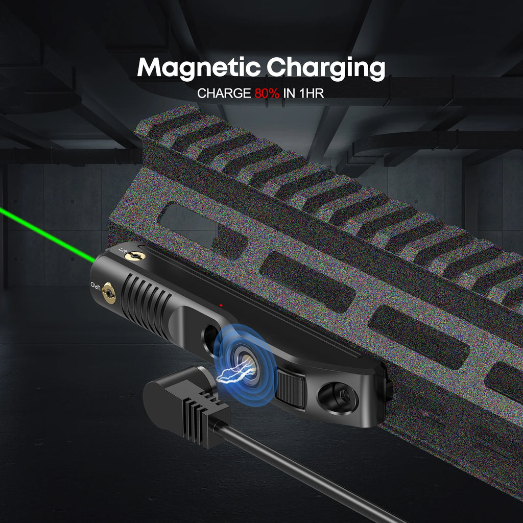 Magnetic Charging Rifle Laser Sight, 2000m, Windage/Elevation Adjustment