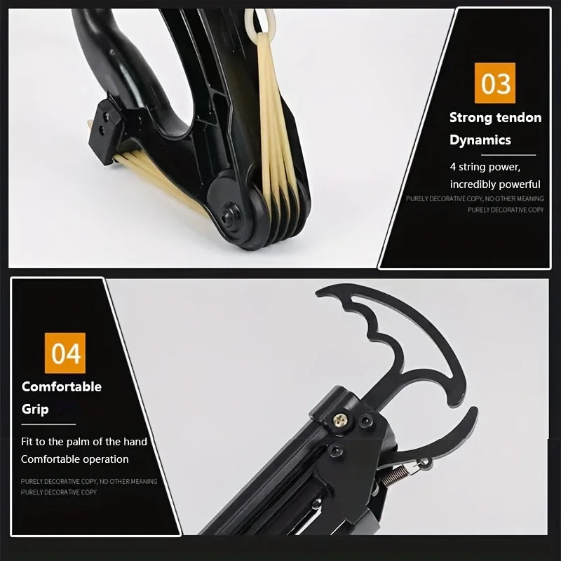 60LBS 40 Series Compound Bow Multi Strand Rubber Band Pulley Bow