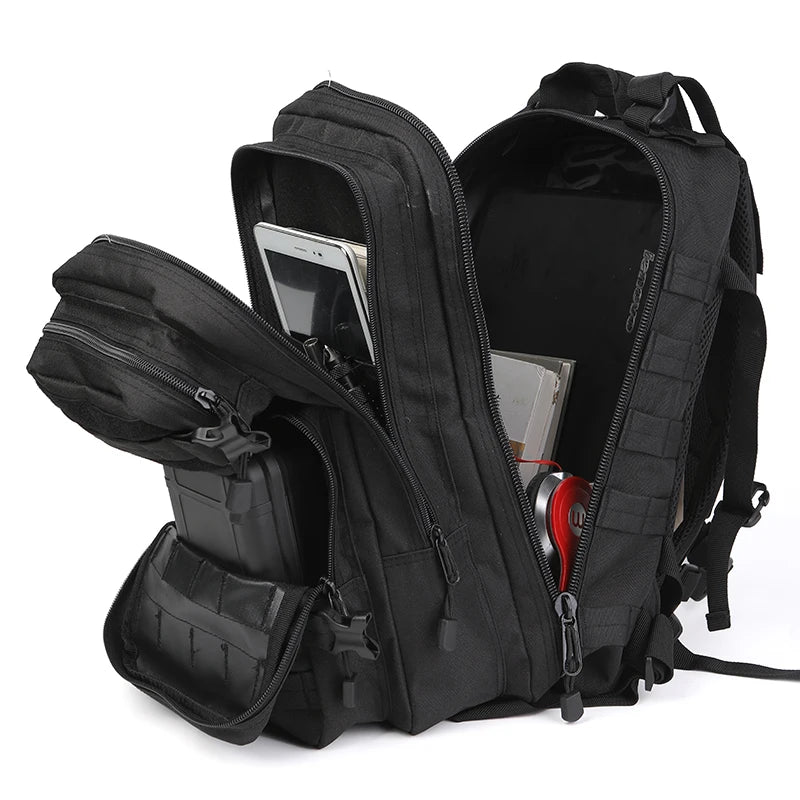 35L Tactical Backpack - Multi-Purpose Daypack for Hiking, Camping & Outdoor Adventures