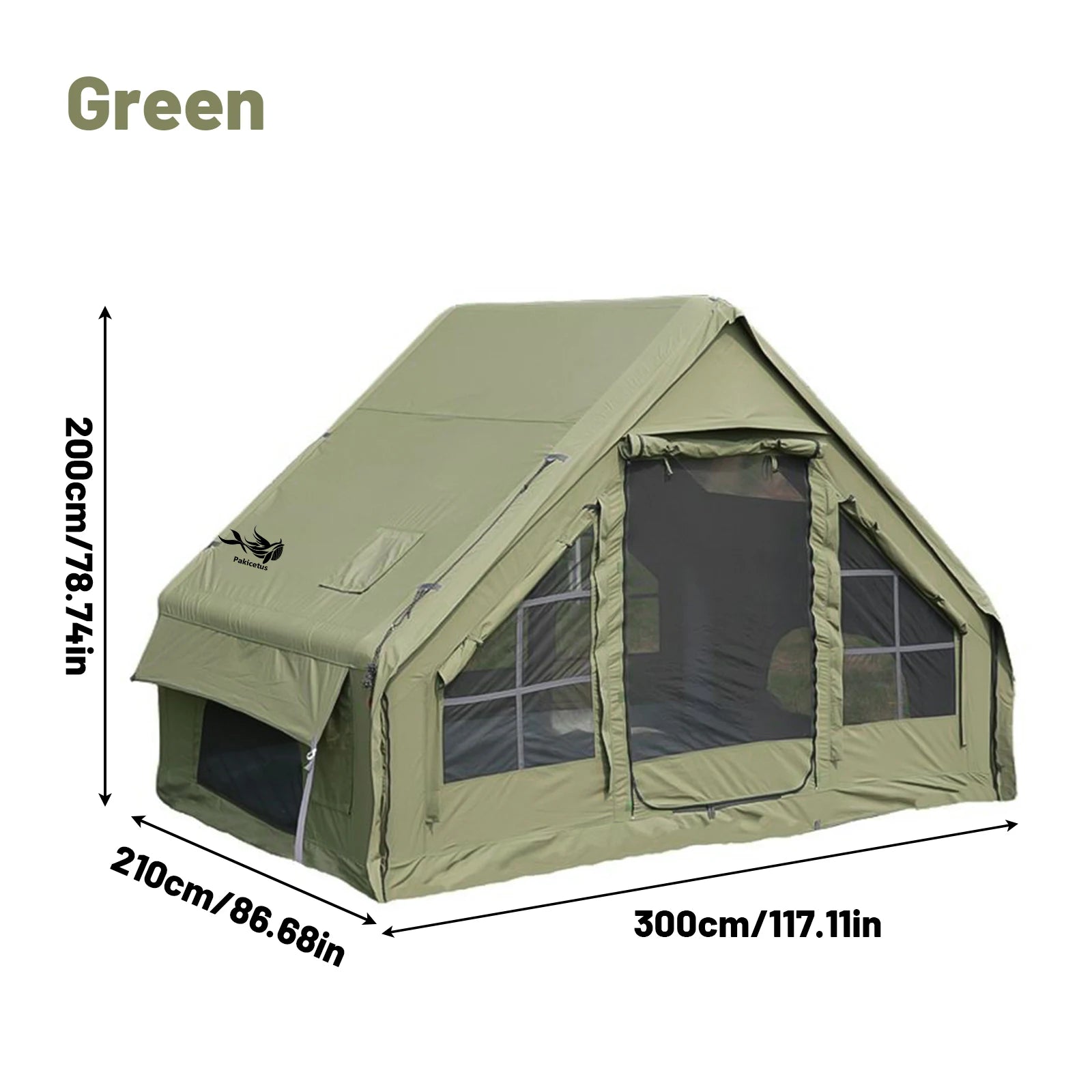 4-8 Person Inflatable Luxury Tents with Stove Plug