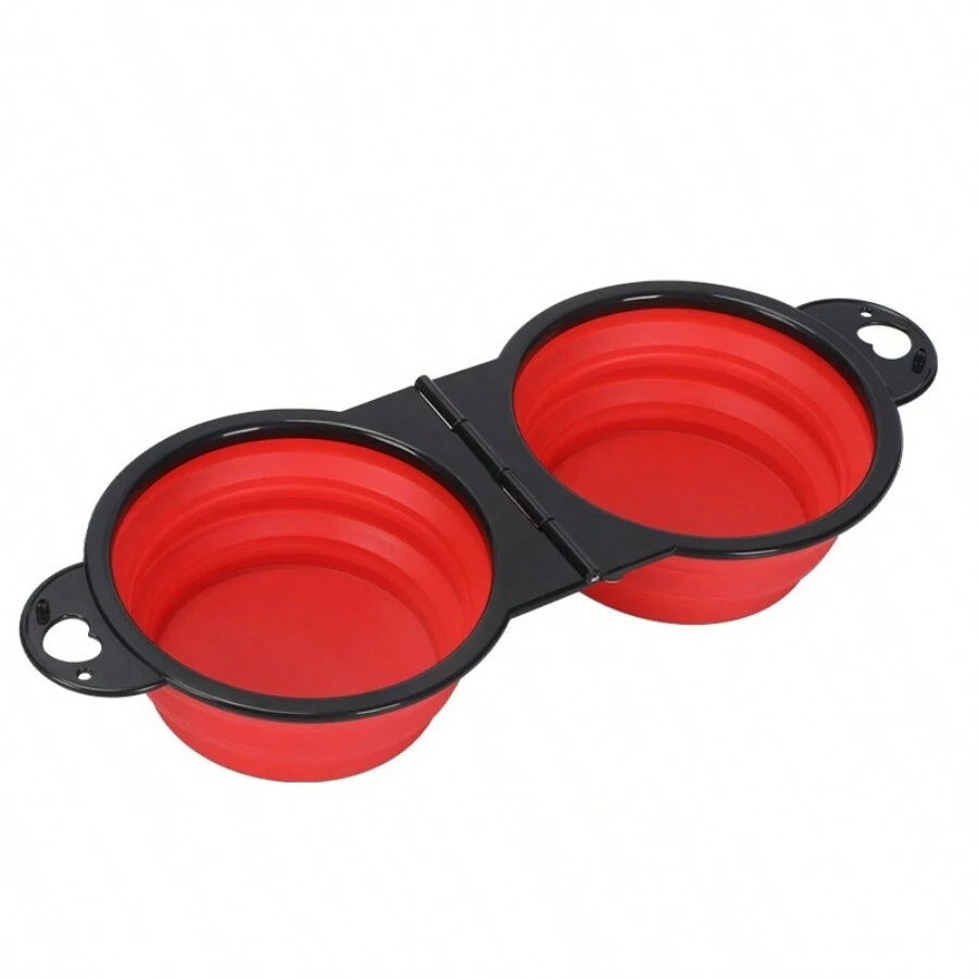 2-in-1 Foldable Dual Feeding, Drinking Bowl
