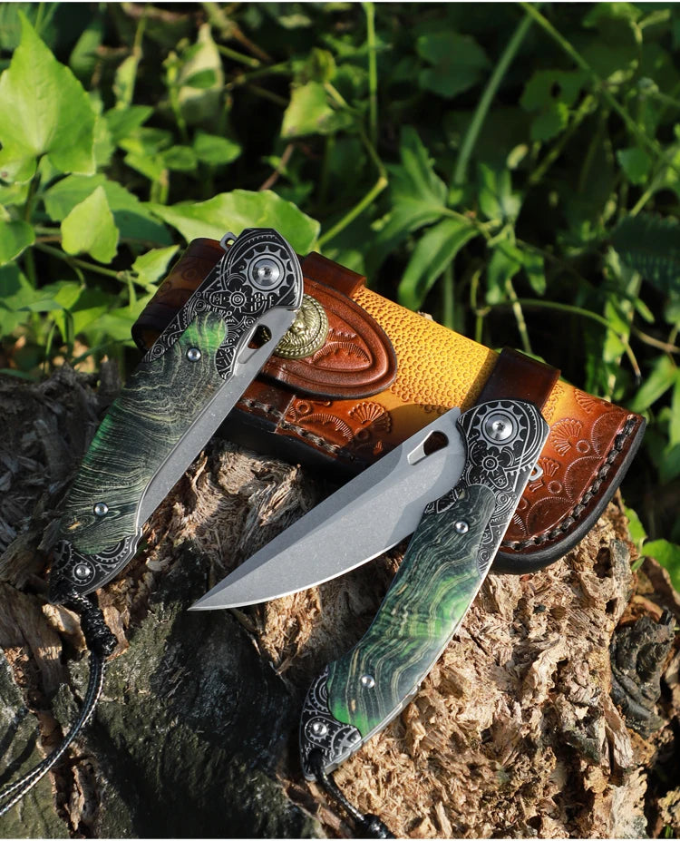 High Quality Handmade M390 Steel Folding Pocket Knife